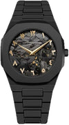 ⌚🖤 Luxury Black Arabic Dial Watch – Royal Style for Trendsetters ✨