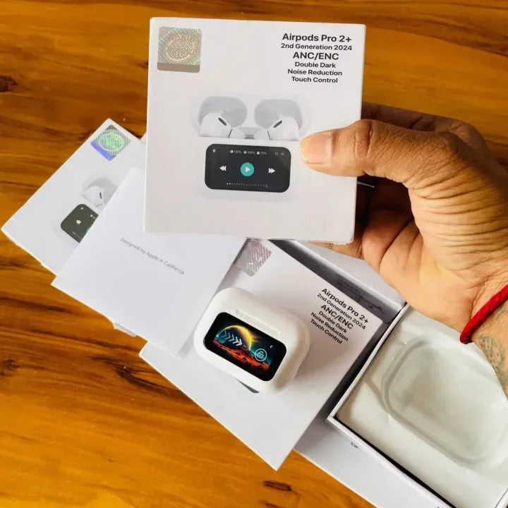 🎧✨ AirPods Pro Touch Screen Wireless Earbuds – Stylish & Classy Smart Earbuds