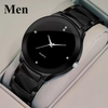 ⌚🖤 Men’s Luxury Black Quartz Watch – Elegant & Modern Style ✨